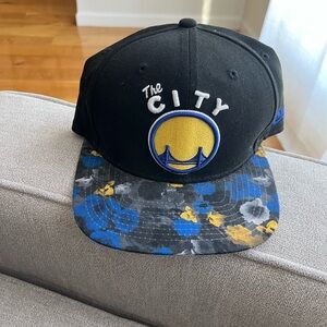 New Era Golden State Warriors 'The City' Snapback Adjustable Cap Hat